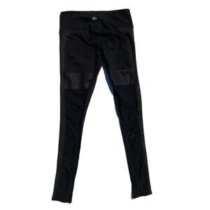 Alo (Size M) Black Yoga Mesh Leggings Pants #87370